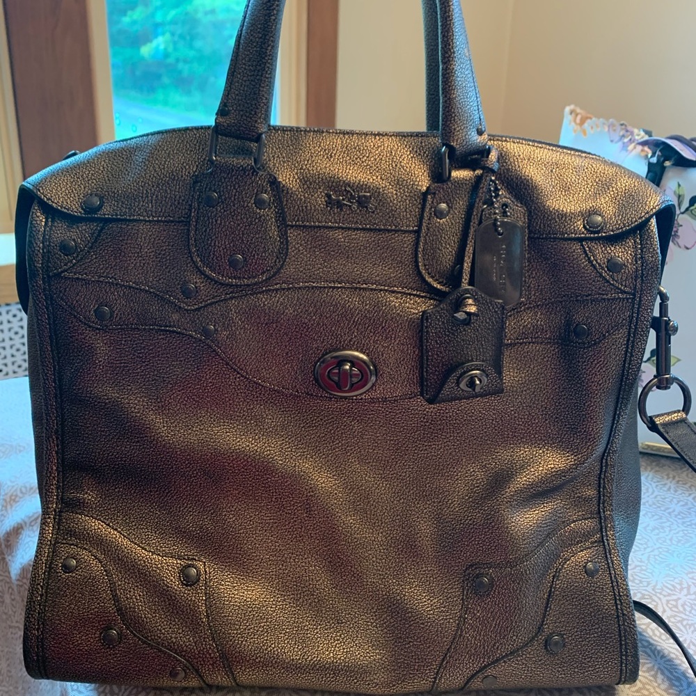 Authentic Coach Mini Rhyder 33 Satchel - Picture 1 of 3